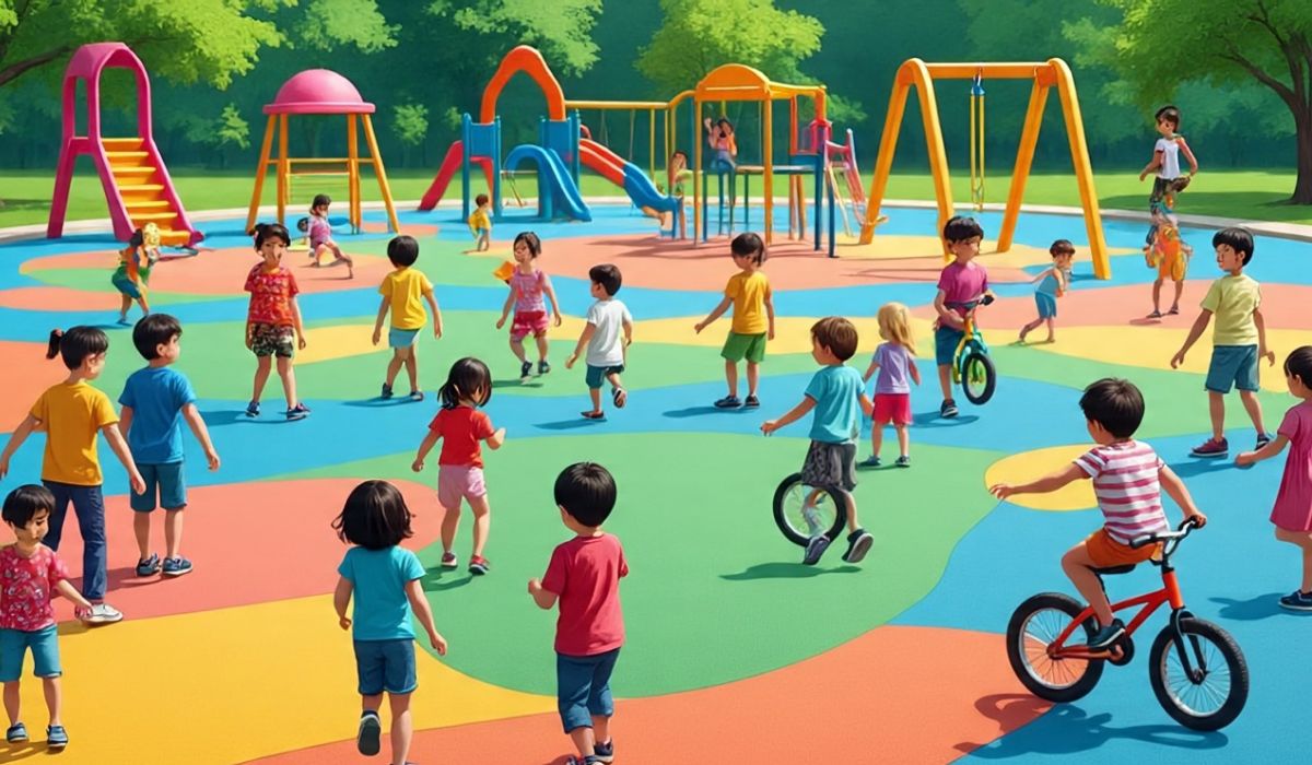 800+ Caption For Kids Playing