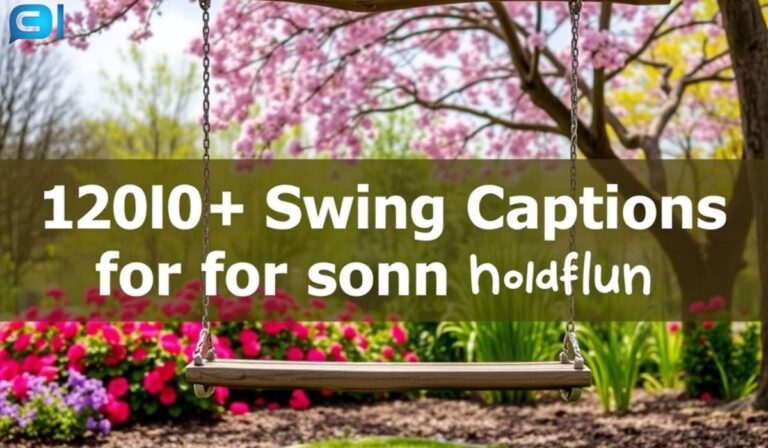 1200+ Swing Captions for Instagram to Add Fun to Your Outdoor Vibes