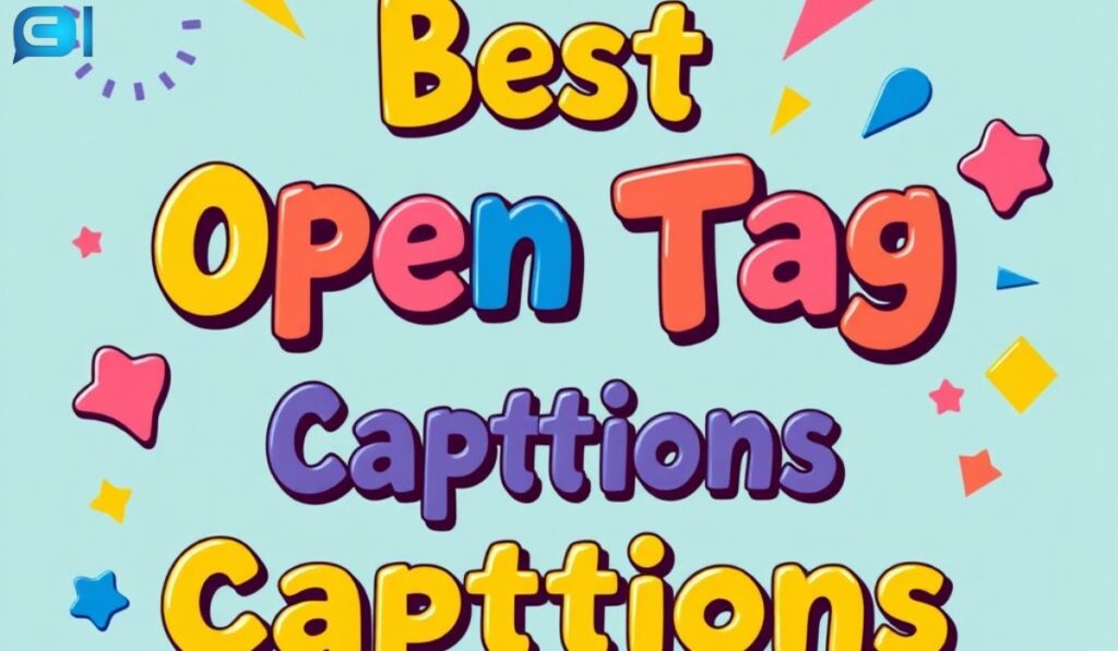 Best Open Tag Captions