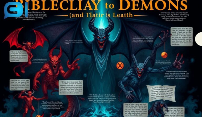 A Field Guide to Biblically Accurate Demons (and Their Leader) [Bible Verses]