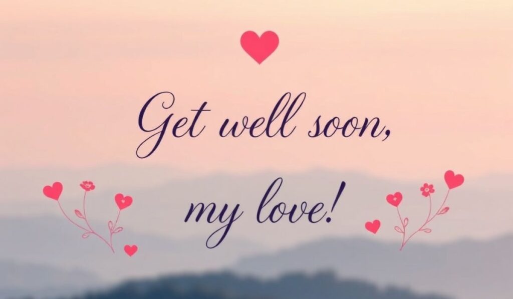 How to Wish Your Lover Speedy Recovery